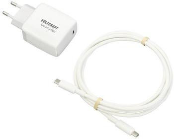 Voltcraft GaN VC-13064615 USB-Ladegerät Innenbereich Ausgangsstrom (max.) 2.25 A 1 x USB-C® (VC-13064615)