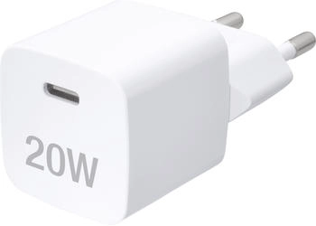 Vivanco TCVVUSBPD20W Handy Ladegerät mit Schnellladefunktion USB-C® Weiß (62514)