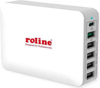 SECOMP ROLINE 19.11.1055 Ladeger&auml;t f&uuml;r Mobilger&auml;te Universal Wei&szlig; AC Schnellladung Drinnen (19.11.1055)