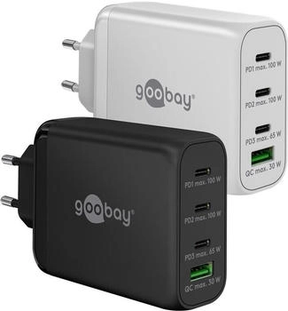 Wentronic Goobay USB-C&trade; PD Multiport-Schnellladeger&auml;t (100 W) schwarz (65555)