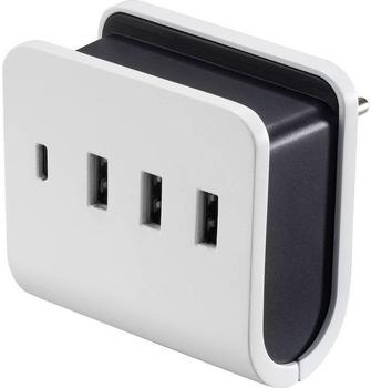 Voltcraft VC-11374055 USB-Ladegerät Steckdose Ausgangsstrom (max.) 4.8 A 4 x USB USB-C™ Buchse (VC-11374055)