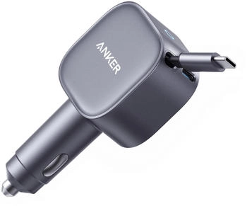 Anker Nano Kfz-Ladeger&auml;t (75W, USB-C Anschluss, integeriertes einziehbares USB-C Kabel)