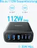Anker 6 Port Ladestation mit 112W Schwarz