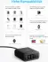 Anker 6 Port Ladestation mit 112W Schwarz