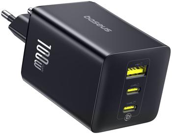 Baseus Enerfill 3xUSB Ladegerät 100W Schwarz