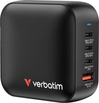 Verbatim Mini-GaN-Ladeger&auml;t 100W