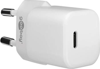 Goobay USB-C PD GaN Schnellladegerät Nano (30 W) weiß
