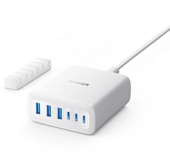 Anker 6-Port USB A+C 112W weiss (A2154321)