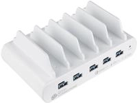 USB-Desktop-Schnellladestation 110W, 10-Port (5x USB-C&acirc;&cent; und 5x USB-A), PD 3.0, QC