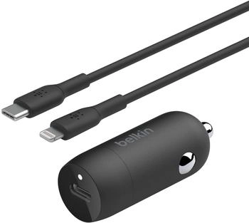 Belkin 30-W-USB-C-Kfz-Ladegerät mit USB-C/Lightning-Kabel