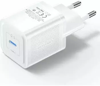 Vention GaN USB-C Wall Charger 20 W White