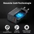 Intenso GaN 65 W Charger Dual USB-C + USB-A Black