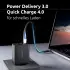 Intenso GaN 65 W Charger Dual USB-C + USB-A Black