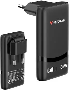 Verbatim Fold 'n' Go GaN 65W schwarz