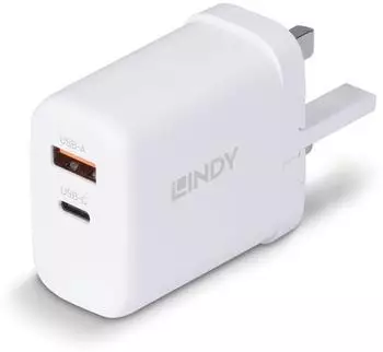 Lindy GaN charger USB-A & USB-C 65W