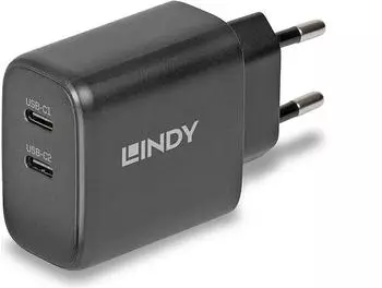 Lindy GaN charger 2x USB-C 65W