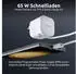 Intenso USB-C GaN wall charger 65W White