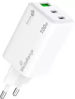 MediaRange MRMA123, MediaRange 100W Fast Charger (100 W, 3 Ports) (MRMA123)...