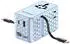 Verbatim Travel adapter 70W Blue