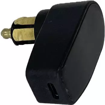 Baas Bike Parts MINI USB-C Lader f&uuml;r DIN4165-Steckdosen Belastbarkeit Strom max.=3.6 A (USB19)
