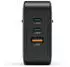 Hama Schnellladegerät, GaN 2x USB-C 1x USB-A PD 100 W Schwarz