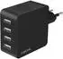 LogiLink USB-A Ladegerät 24W 4-fach 4x USB-A Schwarz