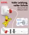 Haribo 3-Port USB A+C GaN 65W rot
