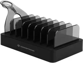 Conceptronic Wall charger 75W 6x USB-A 2x USB-C PD 20W OZUL02B