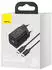 Baseus Wall charger TZCCSUPL01 Black