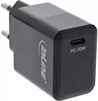 InLine 31500B, InLine USB PD Netzteil Ladeger&auml;t Single USB Typ-C, Power Delivery,