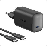 Anker Nano Charger 100W GaN USB-C Ladeger&auml;t faltbar mit 1,8m Kabel schwarz