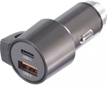 Voltcraft VC-CPS-45W USB Ladeger&auml;t 1x USB-A 1x USB-C Schwarz KFZ (VC-16690845)