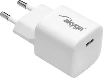 Akyga AK-CH-22 USB Ladeger&auml;t 25 W 1x USB-C USB PD Wei&szlig; Innenbereich