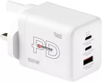 Skross Power Charger Combo+ 100W UK USB Ladeger&auml;t 100 W 2x USB-C&reg; 1x USB-A USB (SKKT08100WPDUKCN)