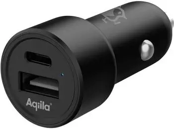 Aqiila CC2 Ladeadapter 32 W 1x USB-A 1x USB-C Quick Charge 3.0 USB PD Schwarz (AQCCCC2CBI403)