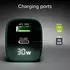 SBS Mobile Charger 30W USB-C USB-A LCD display