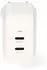 Nedis GaN wall charger 35W 2x USB-C PD WGCHA35WWT