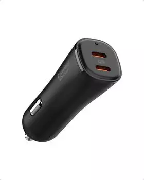 Spigen Car charger 2x USB-C 30W 20W Black