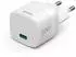 Hama Schnellladegerät GaN USB-C PD/Qualcomm Zero Standby 30 W Weiß