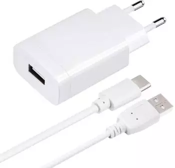 Forcell Impulse Ladeger&auml;t mit USB-C Kabel 18W QC3.0 wei&szlig;