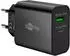 Wentronic Goobay USB-C PD GaN Dual-Schnellladegerät 30W