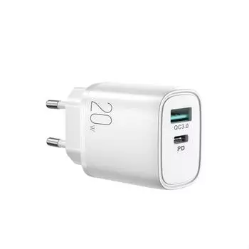 Joyroom L-QP2011 Schnellladeger&auml;t USB-A/C 20W, wei&szlig; (L-QP2011)