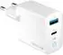 Forever Ladegerät USB-C + USB-A 65W GaN, weiß (GSM171397)