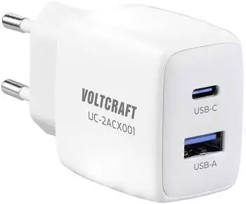 Voltcraft UC-2ACX001 USB-Ladegerät GaN 25W, USB-C Power Delivery (VC-13082880)