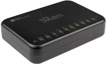 Good Connections USB-Desktop-Schnellladestation 10-Port USB-A 120W schwarz (PCA-D002S)