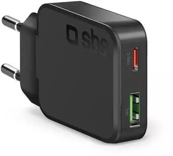 SBS Mobile UltraSlim PD Reiseladeger&auml;t 45W USB/USB-C GaN (TETRGANUSBTC45SLIM)