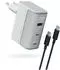 Cuktech AD1003EU GaN-Wandladegerät USB-C/USB-A 100W, weiß (AD1003EU)