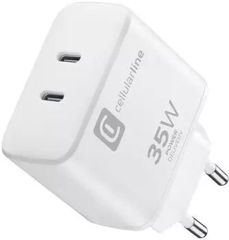 Cellular Line Dual Charger 35W (ACHIPHUSB2PD35WW)