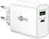 Wentronic Goobay USB-C PD GaN Dual-Schnellladegerät 30W