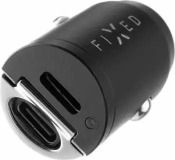 FIXED Super Fast Car Charger 2x USB-C PD 30W, schwarz (FIXCC30M-CC-BK)